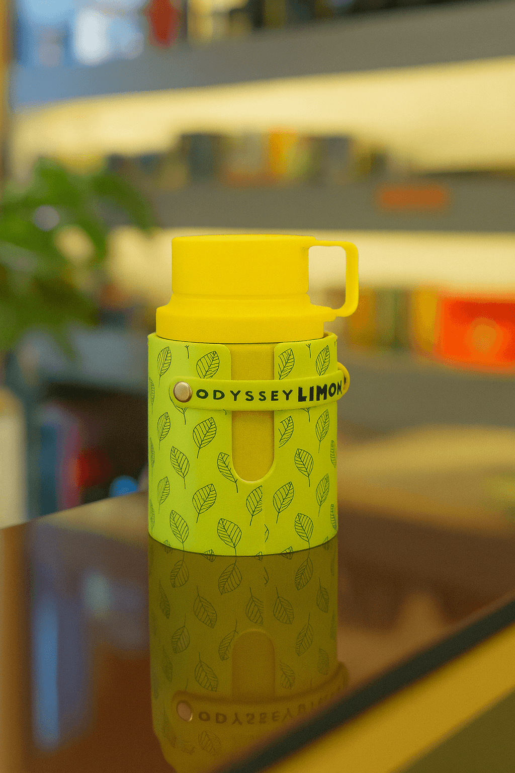 A bottle of Armaf Odyssey Limoni unisex perfume.