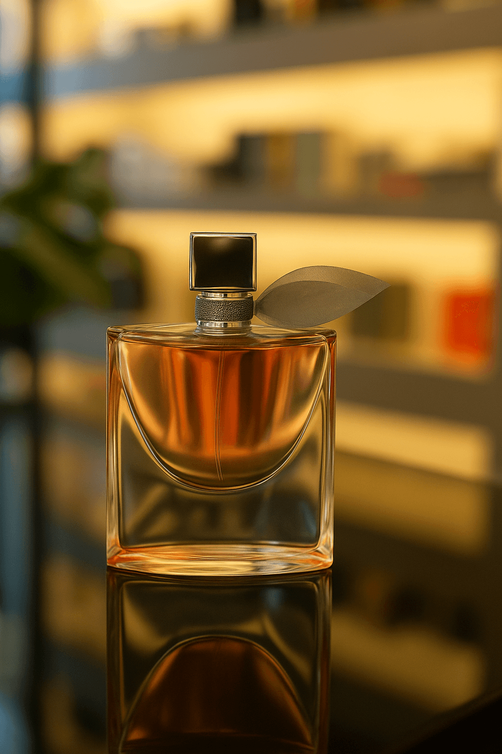 A bottle of Lancôme La Vie Est Belle perfume for women.