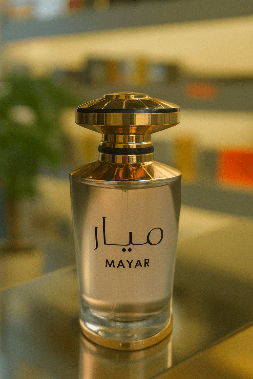 A bottle of Lattafa Mayar perfume for women.