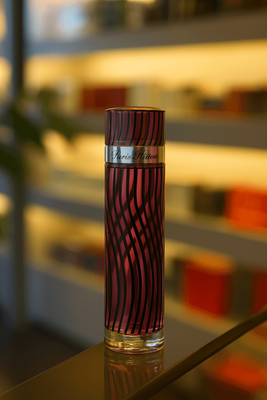 A bottle of Paris Hilton for women.