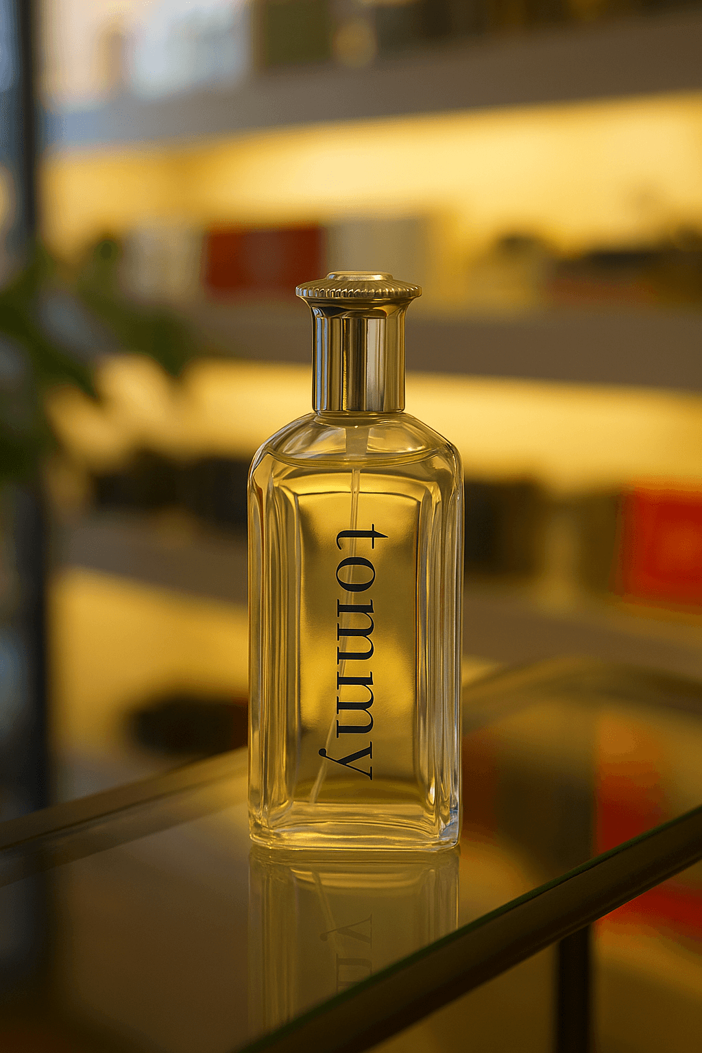 A bottle of Tommy Hilfiger Tommy unisex perfume.